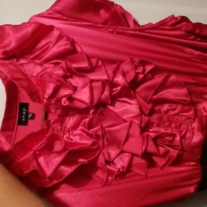 Pink and Black Women's Dress